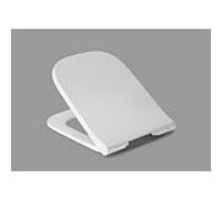 Haro Daya Slim abattant de toilette 540716 pour Renova Plan blanc , charnières en acier inoxydable, fermeture amortie