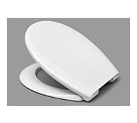 Haro WC siège Como 521906 blanc, charnières en acier inoxydable, softclose
