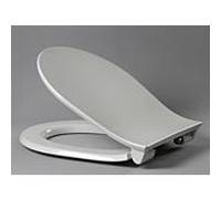 Haro WC siège Malong 519588 blanc, charnière Inox , cheville pliante, softclose