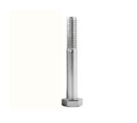 Haroar 1-2 Pièces M8 M12 DIN931 304 A2 Acier Inoxydable Demi-Filetage Boulon À Tête Hexagonale Vis Dent Partielle Externe