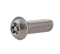Haroar 1/2 pièces M8x12mm ~ 60mm SUS304 Acier Inoxydable Six lobes avec Douille à Broche vis à tête Ovale vis de sécurité antivol(1Pc M8x35)