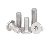 Haroar 10 Pièces M2M2.5M3 M4 304 Acier Inoxydable CM Six Lobes Mince Bas Plat Plaquette Tête Vis Boulon