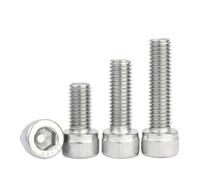 Haroar 20 Pièces M2M2.5M3 316 A4-70 en Acier Inoxydable Hexagone À Six Pans Creux Tête Vis Boulon DIN912(12mm,M3-20pcs)