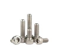 Haroar Boulon À Vis Tête Hexagonale en Acier Au Carbone Nickelé M2.5 M4 M12, Qualité 12.9, 1 20 Pièces