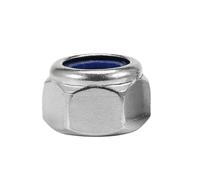 Haroar Écrous De Blocage en Nylon Épais Acier Inoxydable 304/316, 1 À 30 Pièces, M4 ~ M24, Écrou Hexagonal Coulissant