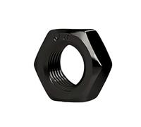 Haroar Écrous Hexagonaux Noirs en Acier Inoxydable 304, 1 À 30 Pièces, M1M1.2M1.4M1.6M2M2.5M3M3.5 M4 M5 M6 M8 M10 M12 M16 M18 M20 M24