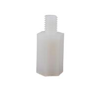 Haroar Pilier D'espacement Mâle Hexagonal en Nylon Blanc M3 M4 * L + 6mm, 20 À 100 Pièces, PCB Carte Mère Fixe(7mm(100Pcs),M4 (Thread 6mm))