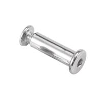 Haroar Tête De Douille Hexagonale Plate en Acier Inoxydable M8 M10 304 A2, Connecteur Rivet for Meubles, Insertion Manchon Joint, Écrou Capuchon, 1 À 2 Pièces