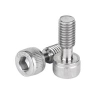 Haroar Vis À Tête Creuse Hexagonale en Acier Inoxydable 304, 10 20 Pièces, Demi-Dents, Boulons Anti-desserrage, M2M2.5 M3 M4