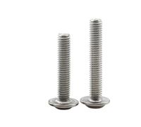 Haroar Vis À Tête Cylindrique Ronde Douille Hexagonale en Acier Inoxydable 304, 2 5 Pièces, De Rondelle Intégrées, Boulon M8 M10