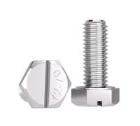 Haroar Vis À Tête Hexagonale Externe Fendue en Acier Inoxydable 304, Boulon Fente Extérieure M8 M10 M12 2 5 Pièces
