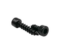 Haroar Vis Autotaraudeuses À Tête Ronde en Acier Au Carbone Noir, 10 Pièces, Capuchon Six Pans Creux, M4 - M6