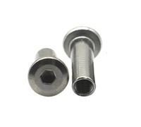 Haroar Vis De Connecteur en Acier Inoxydable M2 M3 304, 20 Pièces, Écrou À Capuchon Douille Hexagonale, Fixation Joint Boulon Meubles 4-60mm