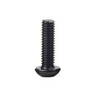 Haroar Vis Hexagonales Rondes Noires De Qualité 10.9, Boulons Meubles À Tête Bouton Douille M3M5M6, 5 30 Pièces