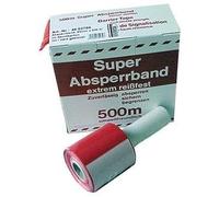 Haromac 4802750 Ruban de chantier ultra résistant Rouge/blanc Rouleau de 500 m x 80 mm