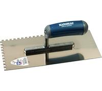 Haromac Glättekelle 8 x 280 mm 8 lames en acier inoxydable, rB malerbedarf profi set rouleau, gris, 125150084
