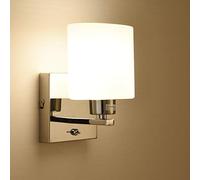 HARPER LIVING Applique Murale 1 X E14, Design Moderne Avec Interrupteur Marche/Arrêt, Finition Chrome Poli, Lampe De Lecture D'intérieur, Classe Ii (Double Isolation), Idéale Pour Chambre à Coucher