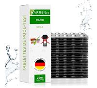 harren24 Pastilles de test (Rapid) Chlore libre DPD1, Oxygène actif DPD4, valeur du pH Phenol Red, Testeur d'eau de piscine 50x 100x 250x 500x (DPD4 / 250 Pastilles)