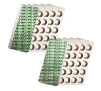 harren24 Pastilles de test (Rapid) pour l'analyse chimique de l'eau du pH (Phénol Red) et du chlore libre (DPD1), Testeur d'eau de piscine 50x 100x 200x 500x 1000x (2x50 Pastilles)