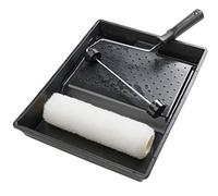 Harris - Ensemble de Rouleaux à Peindre Essentials (9in) (Noir/Blanc)