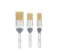 Harris Seriously Good 102021060 Lot de 3 pinceaux pour teinture et vernis Gris 2,5 cm, 3,8 cm, 5,1 cm