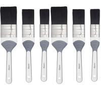 Harris Seriously Good Lot de 6 pinceaux Plats Brillants 2,5 cm, 3,8 cm, 5,1 cm
