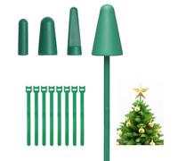 Harrms Support de cime de sapin de Noël, support de cime de sapin de Noël compatible avec tous les types de base pour décorations de Noël, Halloween, décoration de sapin, étoile de sapin, décoration