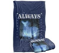 Harry Potter Always Patronus Valentine Plaid Ultra Doux au Toucher Soyeux - 91 x 147 cm