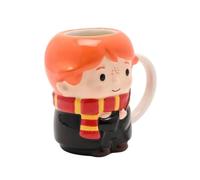Harry Potter Back To Hogwarts 3D Mug - Ron | 220ml, Collectable Wizarding World Tea & Coffee Ceramic Cup, Official Merchandise