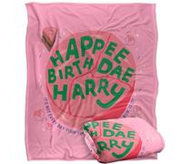 Harry Potter Birthday Happee Birthdae Plaid Ultra Doux au Toucher Soyeux - 152 x 127 cm