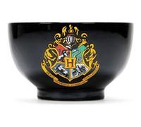 Half Moon Bay Bol à céréales Harry Potter avec logo de Poudlard noir, imprimé, 100% céramique, dans un emballage cadeau.