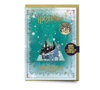 Harry Potter - Carte de vœux HOGWARTS WINTER (Taille unique) (Multicolore)