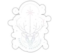 Harry Potter Cerf Patronus Violet Autocollant Sticker