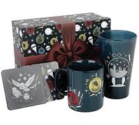 Harry Potter Coffret Mug+ Verre + Sous-Verres Magical Christmas