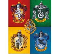 Harry Potter - Colourful Crest - 40x50cm - Affiche / Poster