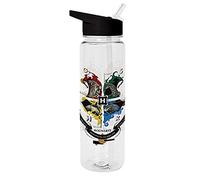 Harry Potter Crest Unisex Water Bottle Multicoloured Plastic Fan Merchandise TV Series