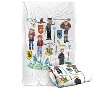 Harry Potter Cute Icons Plaid Ultra Doux au Toucher Soyeux - 91 x 147 cm