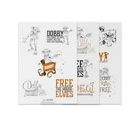 HARRY POTTER-FEUILLE D'AUTOCOLLANTS DOBBY G