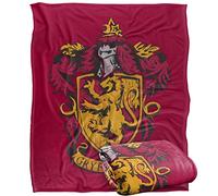 HARRY POTTER Drawn Gryffindor Crest Plaid Ultra Doux au Toucher Soyeux - 152 x 127 cm