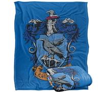 HARRY POTTER Drawn Ravenclaw Crest Plaid Ultra Doux au Toucher Soyeux - 152 x 127 cm
