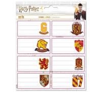 Harry Potter - Étiquettes Scolaires Autocollantes Gryffondor