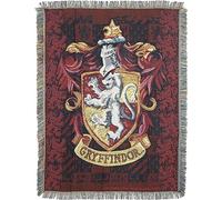 Harry Potter Gryffondor Couvre-lit tissé Motif Bouclier Multicolore 122 x 152 cm