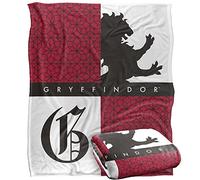 Harry Potter Harry Potter House Pride Gryffindor Plaid Ultra Doux au Toucher Soyeux - 152 x 127 cm