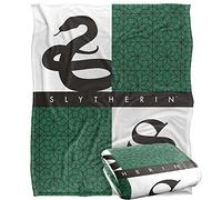 Harry Potter Harry Potter House Pride Slytherin Plaid Ultra Doux au Toucher Soyeux - 152 x 127 cm