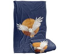 Harry Potter Hedwig and The Moon Plaid Ultra Doux au Toucher Soyeux - 91 x 147 cm