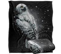 Harry Potter Hedwig Snow Plaid Ultra Doux au Toucher Soyeux - 152 x 127 cm