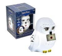 Harry Potter Hedwig SquishyGlo Light - Officiellement Licencié | Lumière en silicone douce • 3 niveaux de luminosité • Minuterie d’arrêt automatique • USB rechargeable • Cadeau Harry Potter