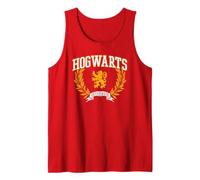 Harry Potter Hogwarts Arched Gryffindor Leaves Débardeur