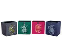 Harry Potter Hogwarts Houses Lot de 4 bacs de rangement cubiques de 27,9 cm, rouge, taille unique (RBF-16686-C)