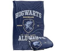 Harry Potter Hogwarts Ravenclaw Alumni Plaid Ultra Doux au Toucher Soyeux - 91 x 147 cm